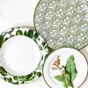 Poppy Green Plate set 18pcs