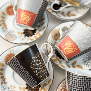 Black Queen Tea set 12pcs