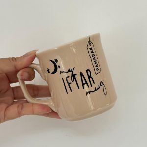 Beige iftar Mug 1pc