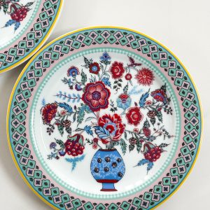 Florentine Bloom White Plate 1pc