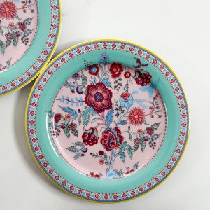 Florentine Bloom Pink Plate 1pc