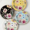 Humming Bird Bloom Series Plate 4pcs
