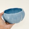 Powder Blue Floral Glaze Bowl (Small) 1pc