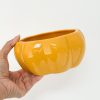 Ochre Floral Glaze Bowl (Small) 1pc